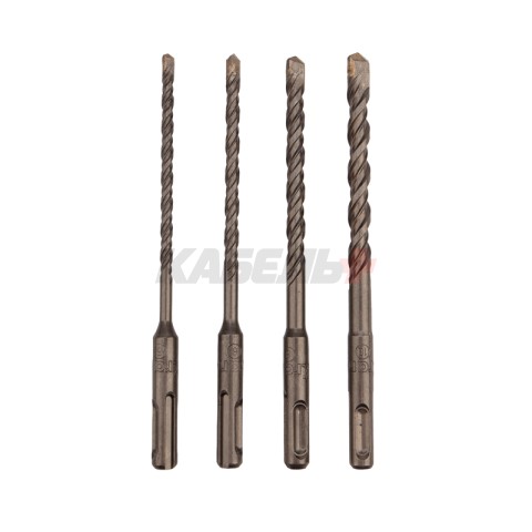 Набор буров по бетону 5-6-8-10х160х100мм, 4 шт, в пластиковой коробке SDS PLUS KRANZ