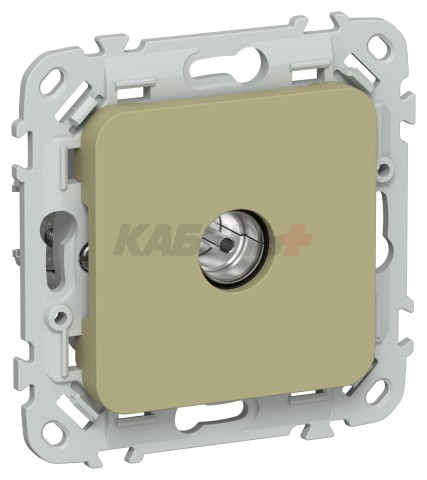 FLITE Розетка TV экранированная проходная тип M РТВм-1-1-2-ФлО оливковый IEK