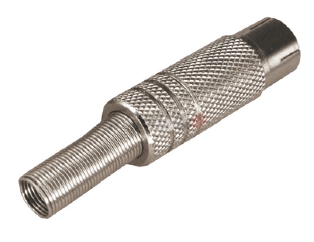 TV-разъем гнездо никелированный c пружиной REXANT