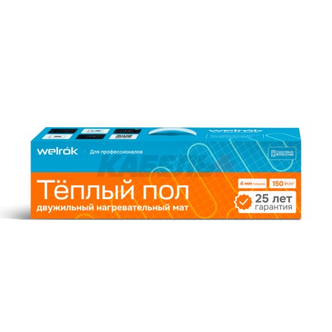 Нагревательный мат Welrok Mat 5 м2 0,750 кВт