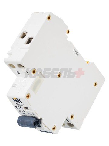 ARMAT Автоматический выключатель дифференциального тока B06S 1P+NP C16 30мА тип AC (18мм) IEK