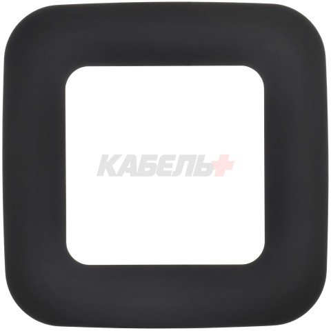 FLITE Рамка 1-местная РУ-1-А-ФлЧ черный IEK