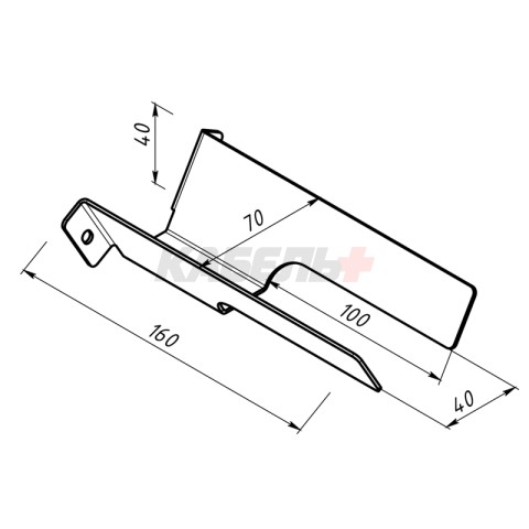 Держатель для шуруповертов настенный, прямой, черный REXANT