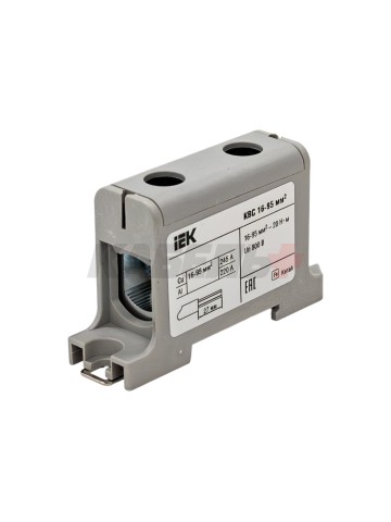 Клемма вводная силовая КВС 16-95 кв.мм. серая IEK