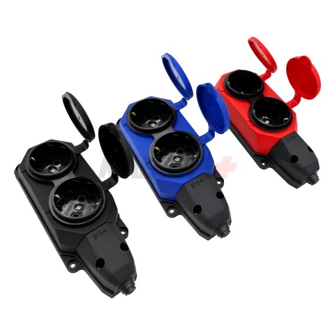 Розетка РП 16-021 черная