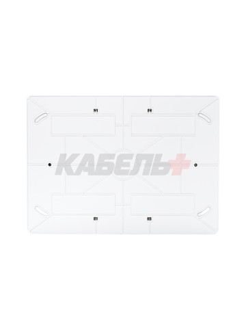 Щиток 12 мод настенный FRAME, белый, с тонированной дверцей, с 2 шинами PEN на 6 и 8 отв.