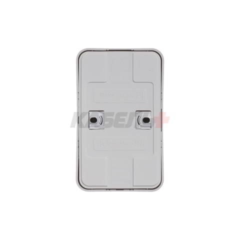 BLANCA О/У РОЗЕТКА двойная без заземления без шторок, ИЗОЛ.ПЛ., 16А, 250В, БЕЛЫЙ