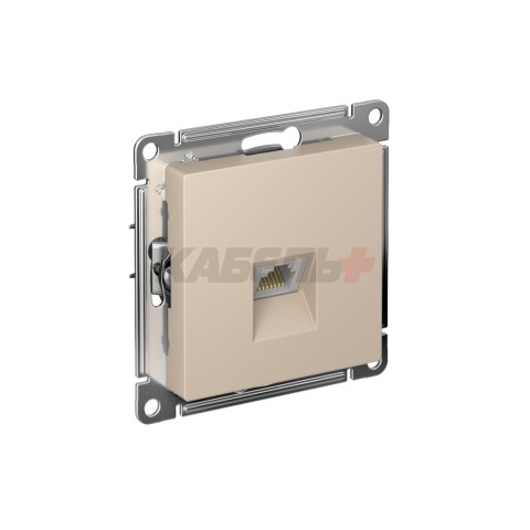 ATLASDESIGN РОЗЕТКА компьютерная RJ45 кат. 5e, механизм, ПЕСОЧНЫЙ