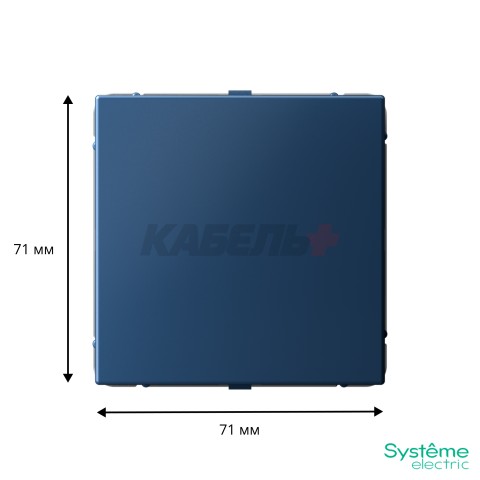 ARTGALLERY ЗАГЛУШКА с суппортом для многопостовых рамок, АКВАМАРИН