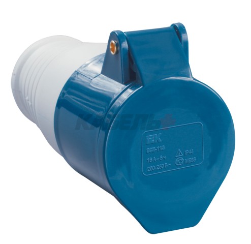 Розетка переносная ССИ-223 2P+PE 32А 200-250В IP44 IEK