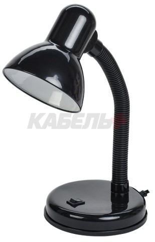 LIGHTING Светильник настольный 1002 на подставке Е27 черный IEK