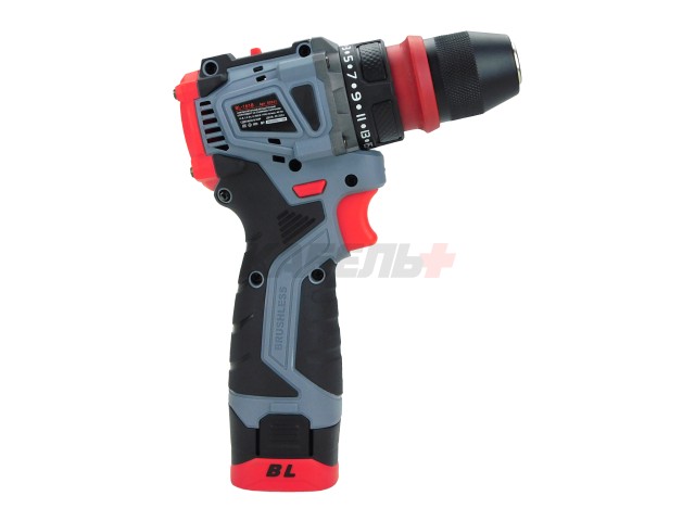 Аккумуляторный бесщеточный шуруповерт со съемным патроном E0241 PROFIPOWER BL-161B (16В, 40Нм, Li-ion 2шт,2.0Ач, З/У, в кейсе)