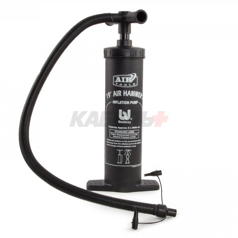 62030 NEW Насос ручной 48см,шланг с 3-мя насадками BESTWAY