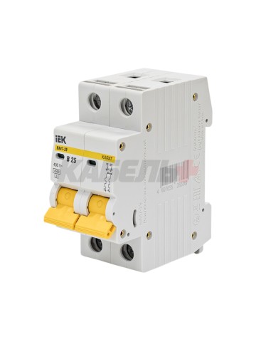 KARAT Автоматический выключатель ВА47-29 2P B 25А 4,5кА IEK