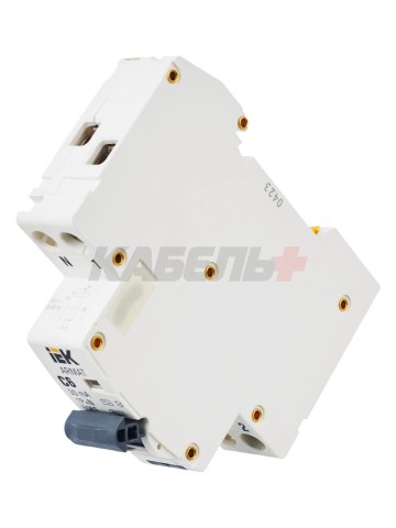 ARMAT Автоматический выключатель дифференциального тока B06S 1P+NP C6 30мА тип AC (18мм) IEK