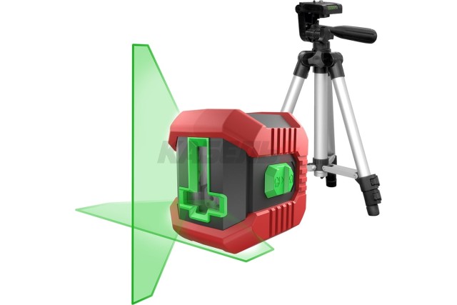 Нивелир лазерный QB Green Set (Зеленый / 20 м / 2 луча / +- 0,5 мм/м / Штатив / Коробка), CONDTROL