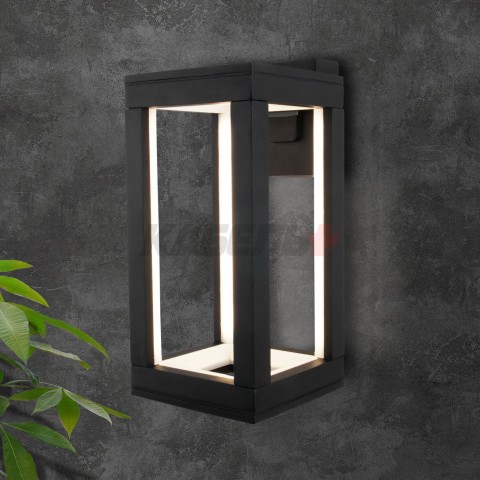 1527 TECHNO LED / Светильник садово-парковый чёрный