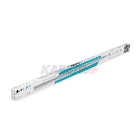 Св-к светодиодный матовый Gauss IP40 1190x60x36мм 36W 3600Лм 4000K Shop Lighting белый 1/20