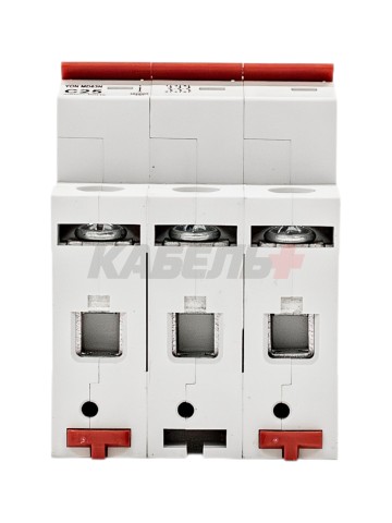 Автоматический выключатель YON max типа MD63N, 6кА, 3 полюса, хар-ка C, 25А DKC