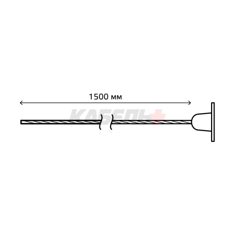 Комплект тросовых подвесов (2шт. по 1,5м)