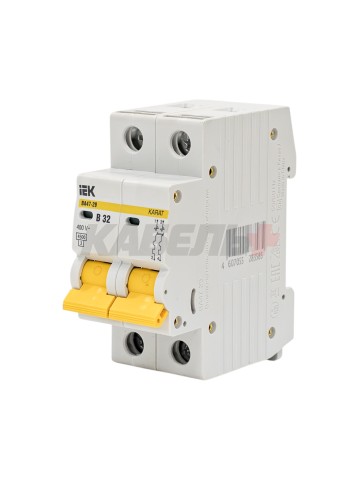 KARAT Автоматический выключатель ВА47-29 2P B 32А 4,5кА IEK