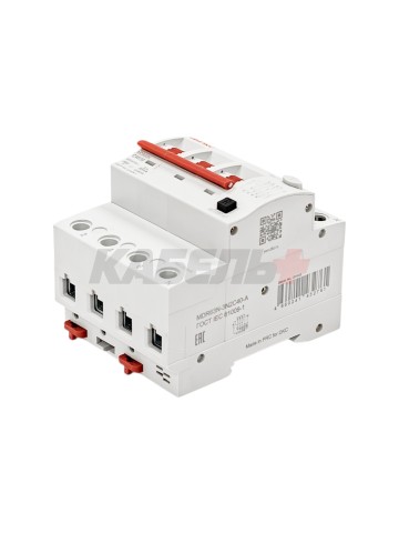 Дифавтомат YON max типа MDR, 3P+N, 30mA, 40A, хар-ка C, 6kA, тип A DKC