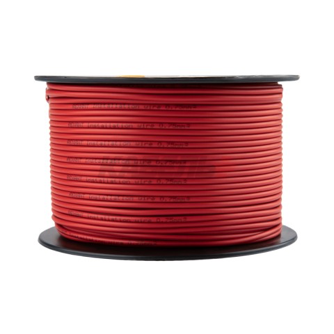 Провод ПГВА 1х0,75мм², красный, бухта 100м REXANT
