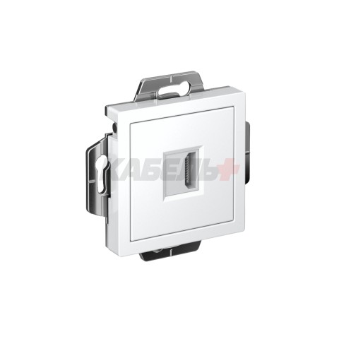 ATLASDESIGN РОЗЕТКА HDMI, механизм, БЕЛЫЙ