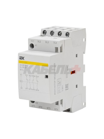Контактор модульный КМ25-22М AC IEK