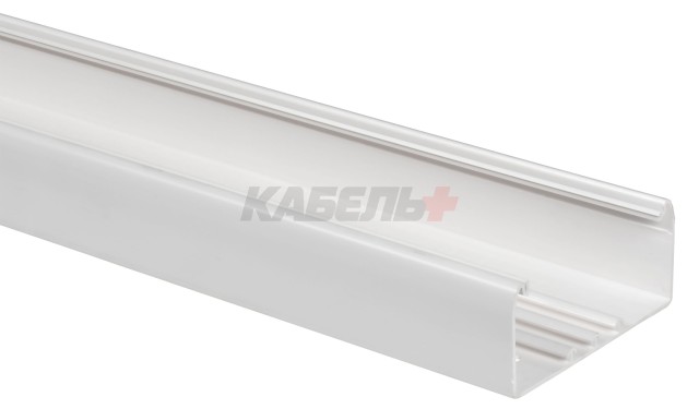 DLP Кабель-канал парапетный 150х65мм без крышки шириной 65мм и без перегородки несущей белый