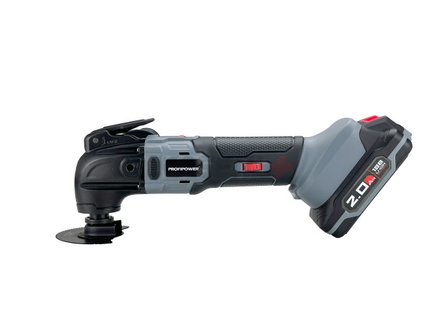 Аккумуляторный реноватор ProfiPower MKDTM-18V (2шт. 2.0Ач, 0-18000кол/мин., 4,0°. насадок 6шт, З/У, коробка) УЛУЧШЕННАЯ СЕРИЯ