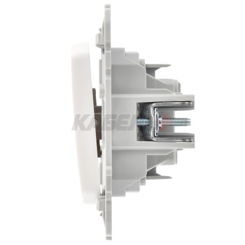 FLITE Выключатель 1-клавишный 10А ВС11-1-0-ФлЖ жемчуг IEK