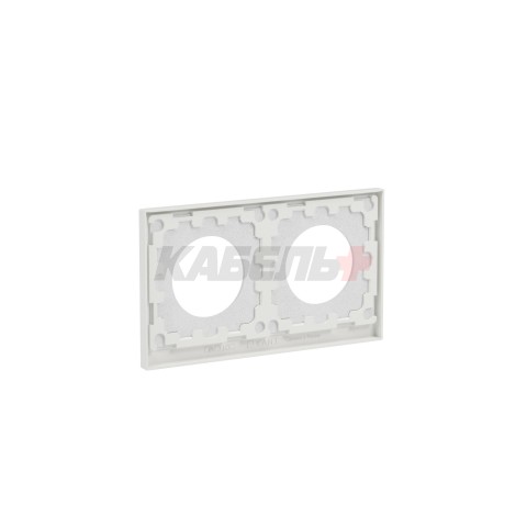 Рамка 2 поста IP44, KANT, белый песок DKC