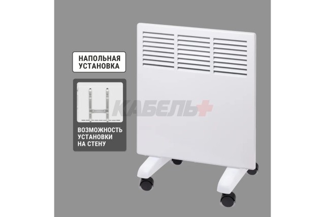Конвектор электрический ЭК-1000С, 1000 Вт, регул. мощн. (500/1000 Вт), термостат, СТИЧ, TDM