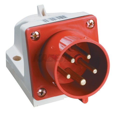 Вилка стационарная ССИ-515 3Р+РЕ+N 16А 380-415В IP44 IEK