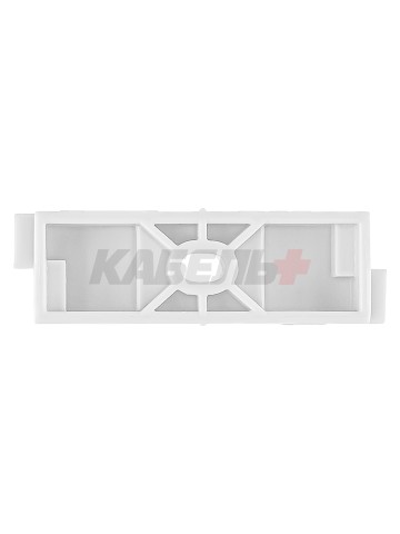 Крепеж-клипса для трубы 32 мм белая (25 шт.) для прямого монтажа TDM