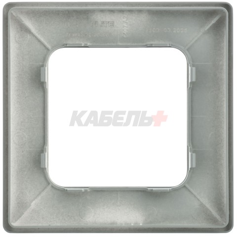 FLITE Рамка 1-местная РУ-1-К-ФлС серый IEK