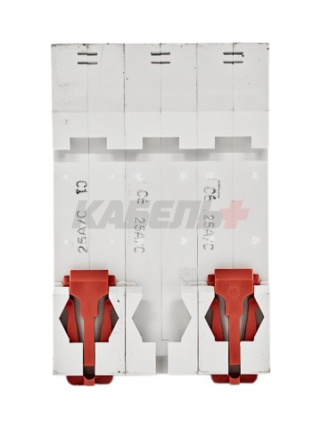 Автоматический выключатель YON max типа MD63S, 4,5кА, 3 полюса, хар-ка C, 25А DKC