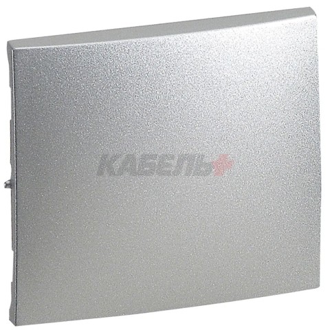 VALENA Лицевая панель для выключателя 1-клавишного алюминий