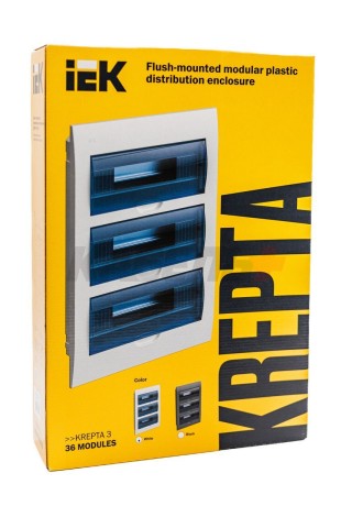 PRIME Корпус пластиковый ЩРВ-П-36 модулей встраиваемый белый IP41 IEK