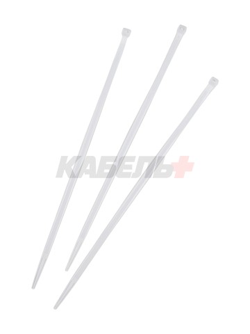 Нейлоновый Хомут 4,5х250 белый, упаковка 100 шт.