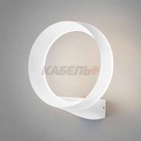 1710 TECHNO LED / Светильник садово-парковый со светодиодами Ring белый