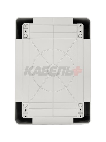 ПАНЕЛЬ ABS С ПЛАСТИКОВОЙ ПРОЗРАЧНОЙ КРЫШКОЙ 25X35X13