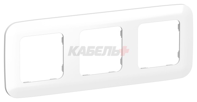 FLITE Рамка 3-местная РУ-3-А-ФлБ белый IEK