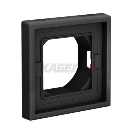 ARTGALLERY 1-постовая РАМКА IP44, КАРБОН