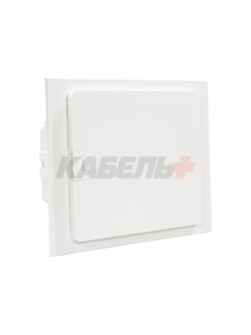 Щит скрытой установки 12 мест, винтовые клеммы, (257х318х72), IP-40 // Hager - Golf (Белая дверь)