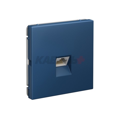 ARTGALLERY РОЗЕТКА компьютерная RJ45, кат. 6A, механизм, АКВАМАРИН