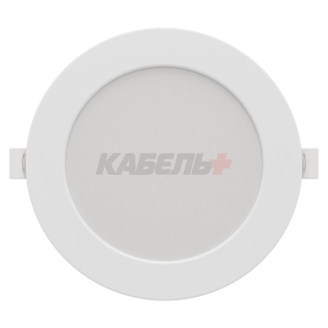 06-163 Панель светодиодная встраиваемая, 3 ССT, 18Вт, 230В/50Гц, 1440лм, 3000-4000-6500К, IP44, Ø170х26мм, круг, белый, посадочное отверстие Ø 140-160мм