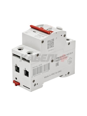 Дифавтомат YON max типа MDR, 1P+N, 30mA, 32A, хар-ка C, 6kA, тип А DKC