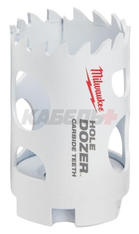 Коронка биметаллическая MILWAUKEE HOLE DOZER Carbide Teeth с твердосплавными зубьями 35 mm(1 шт.)